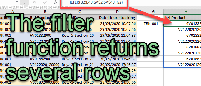 Cómo devolver varias filas con BUSCARV