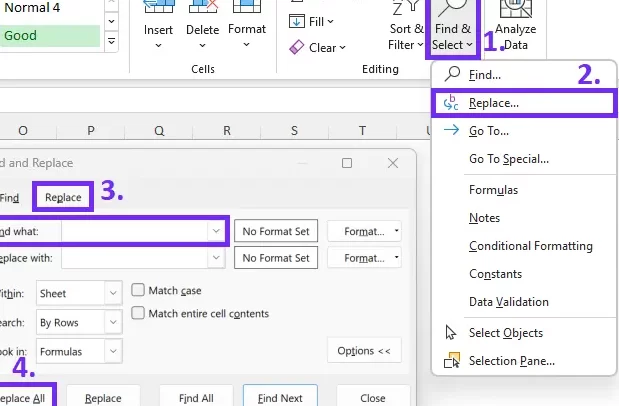 Cómo eliminar la inicial del segundo nombre en Excel: Guía - Ajelix