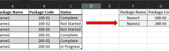 microsoft excel: devuelve una lista de todos los valores únicos basados ​​en ...