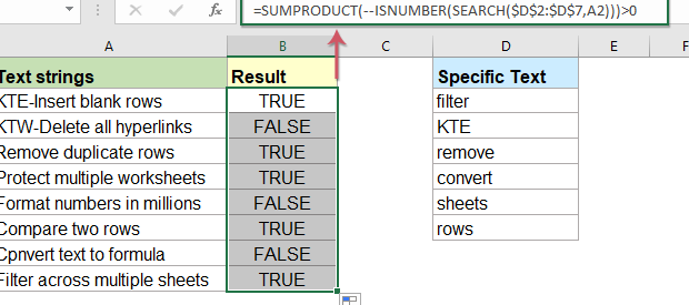 ¿Cómo comprobar si la celda contiene uno de varios valores en Excel?