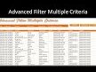 Filtro avanzado de Excel con múltiples criterios - YouTube