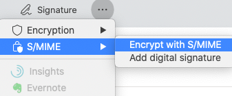 Enviar un mensaje cifrado o firmado digitalmente para Mac - Microsoft ...