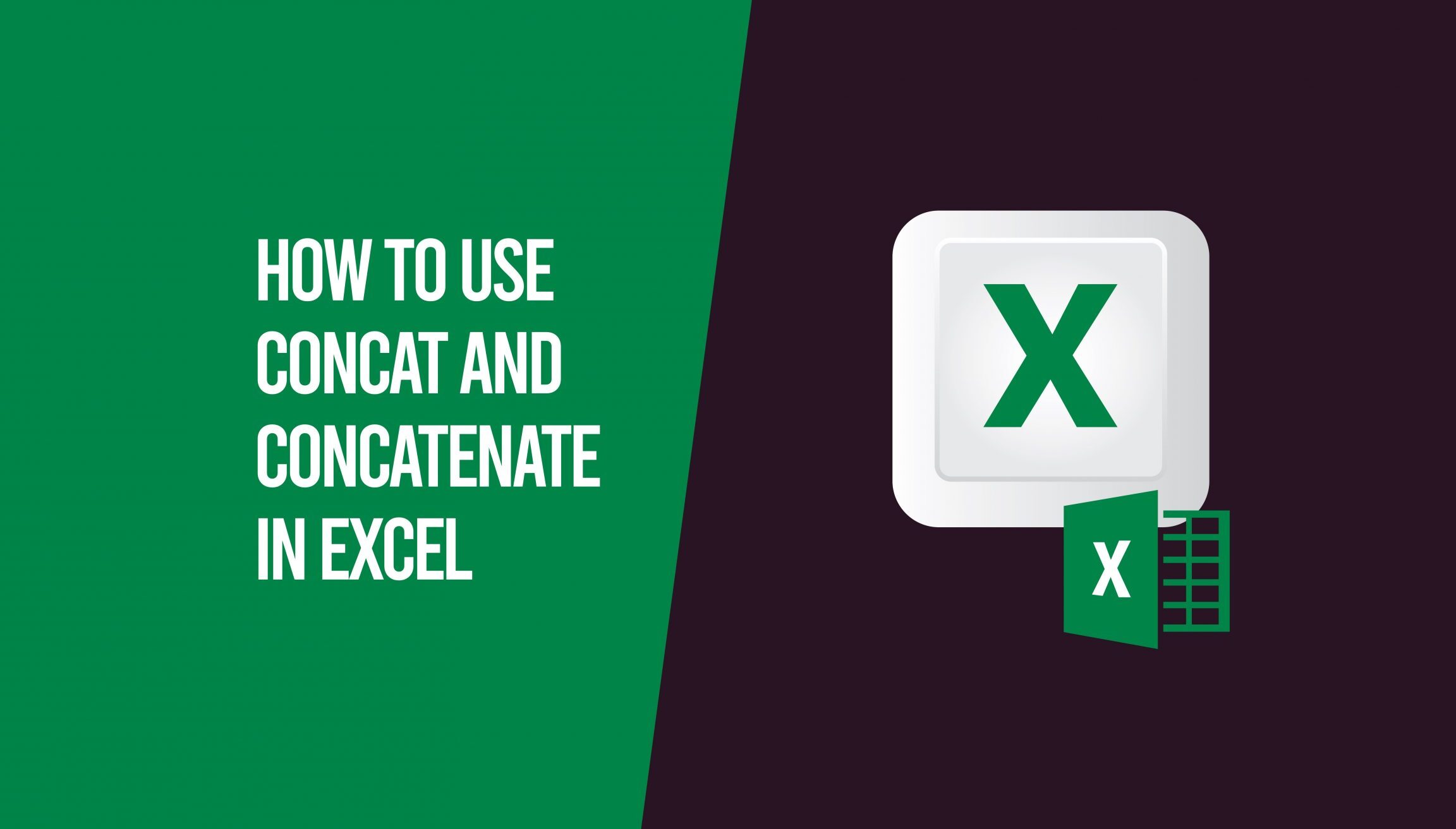 Cómo usar CONCAT en Excel - Excel Nerds