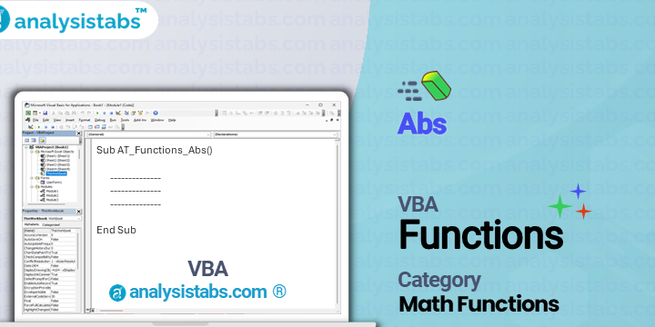 Función VBA Abs: explicada con ejemplos