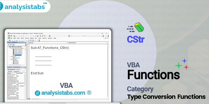 Función VBA CStr: explicada con ejemplos