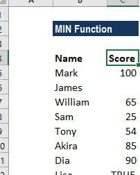 Funciones estadísticas de Excel con ejemplos y archivos de muestra Función MIN: fórmula, ejemplos.