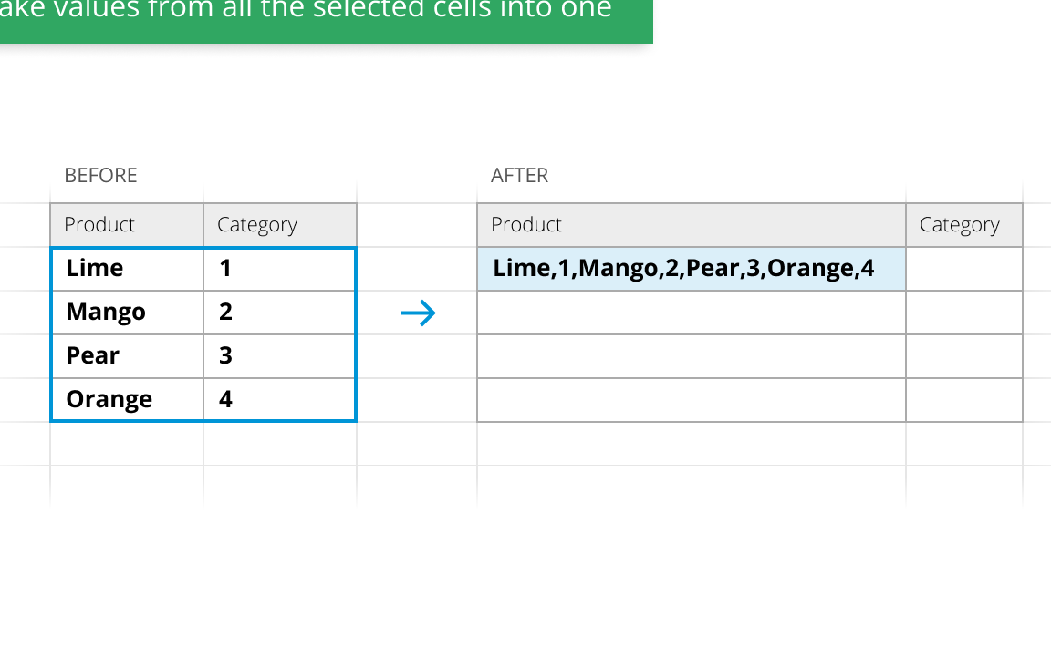 Fusionar valores - Google Workspace Marketplace