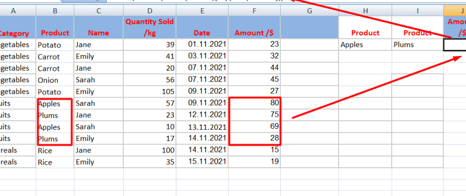 Función SUMAR.SI en Excel con Múltiples Criterios |