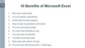 Los 10 principales beneficios de Microsoft Excel Lección 6.pptx