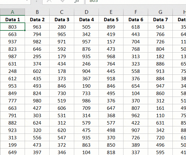 ¿Cómo seleccionar celdas no adyacentes en Excel?