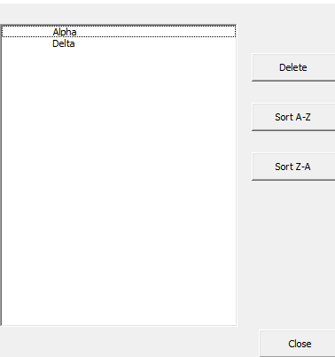 Ocultar, eliminar y ordenar hojas con el formulario de usuario de VBA