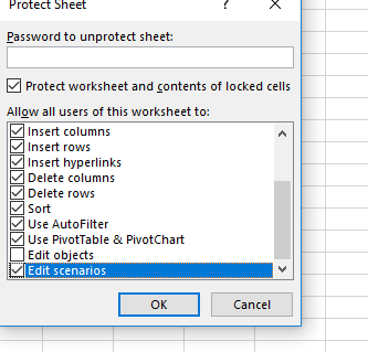 excel - VBA: Proteger solo objetos de forma